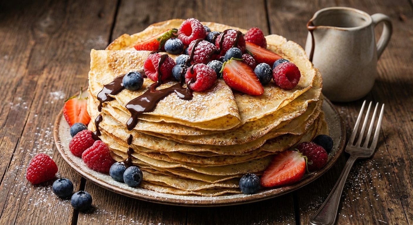 Crepes senza burro, senza latte, senza uova: la guida definitiva dei sostituti
