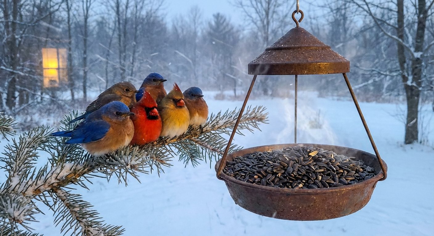 Aiutare gli uccelli durante le notti più rigide: l'alimento che salva le loro vite
