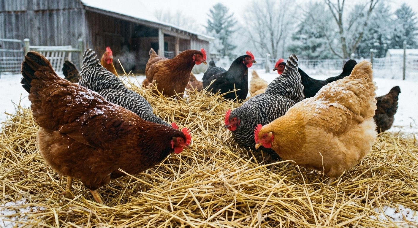 Quando fa freddo, questo gioco diventa il momento preferito delle tue galline