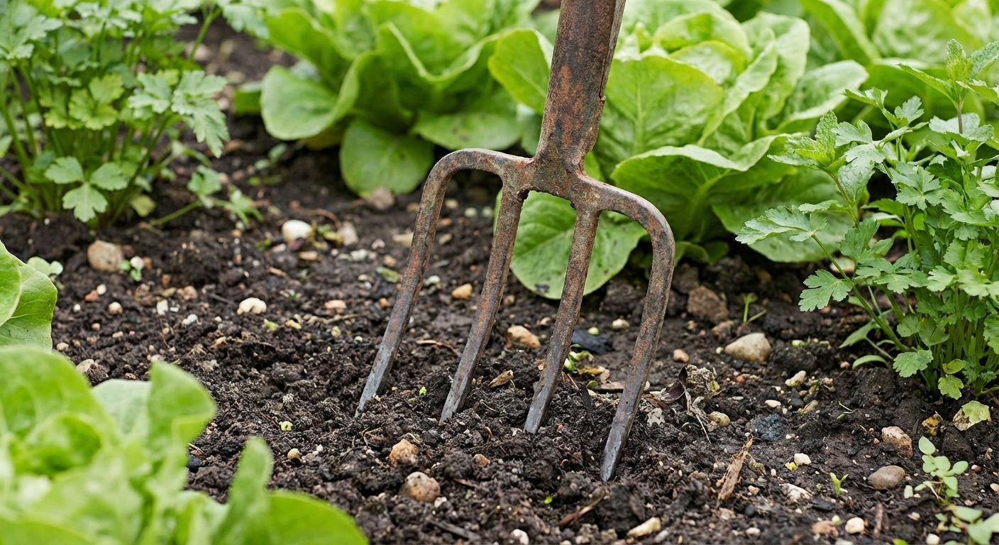 L'astuce delle forchette che sta trasformando gli orti moderni